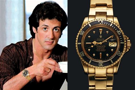 rolex pubblicizzato da sylvester stallone|stallone watch auction.